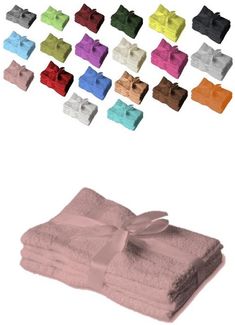 4 x Handtuch 500 g/m² 50x100 cm Rosa