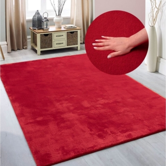 my home Teppich Arabell, Kunstfellteppich, Felloptik, waschbar, rechteckig, Höhe: 16 mm, flauschig, kuschelig, Anti-Rutsch-Unterseite, Wohnzimmer, Schlafzimmer