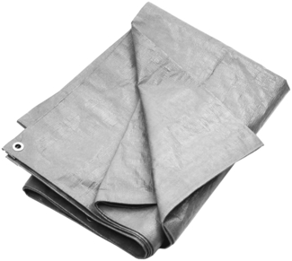 vidaXL Abdeckplane 180 g/m² 3x4 m Grau HDPE 151483