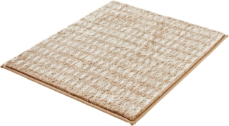 Kleine Wolke Badematte Dottino, Höhe 15 mm, rutschhemmend beschichtet, fußbodenheizungsgeeignet, Polyester, rechteckig, Badteppich, modernes 2 farbiges Design