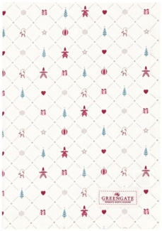 Greengate Geschirrtuch Clarina Geschirrtuch white 70x50cm