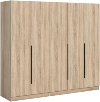 Kleiderschrankkombination Alvas (B/H/T: 200x180x52 cm) in Sonoma Eiche Nachbildung und Sonoma Eiche Nachbildung