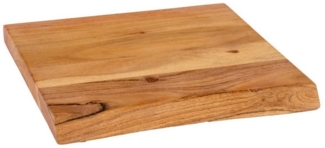 Loreno® Tischplatte Arya, Holzplatte, massives Akazienholz, einseitige Baumkante