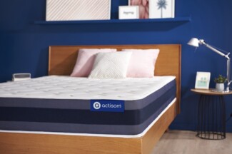 Actiflex morpho matratze 105x200 cm, Taschenfederkern und Memory-Schaum, Härtegrad 2, Höhe :24 cm, 5 Komfortzonen