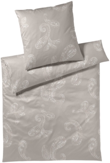 JOOP! Comfort Satin Bettwäsche 4120-7 Paisley Taupe 135x200