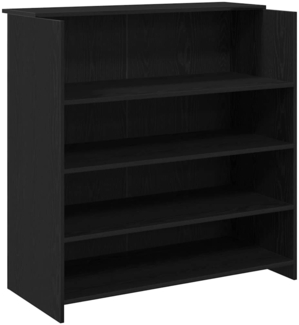 vidaXL Empfangstheke Schwarz Eichen-Optik 100x50x103,5cm Holzwerkstoff 3324161