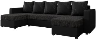 Ecksofa Efore U (Farbe: Soft 011 + Lawa 06)