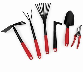 Kleingarten-Set 24-teilig - Ideal für Balkon, Hochbeet & Blumenpflege