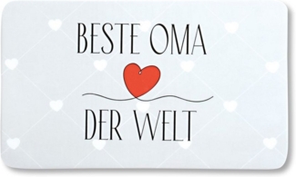 KESPER Dekor-Frühstücksbrettchen Beste Oma der Welt 23,5x14cm 110926