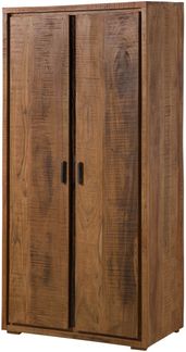 Garderobenschrank Akazie 88x45x180 natur lackiert BARK #118
