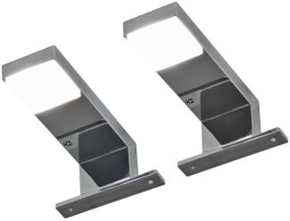 Spiegelleuchten 2 Stk. 2 W Kaltweiß