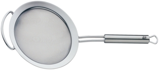 WMF Profi Plus Küchensieb 16 cm, mit Drahtgeflecht, Cromargan Edelstahl teilmattiert, Puderzuckersieb, spülmaschinengeeignet