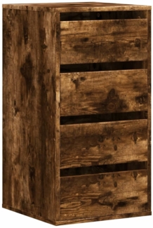 vidaXL Kommode Räuchereiche 40x41x76 cm Holzwerkstoff 852865