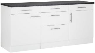 OPTIFIT Unterschrank Mini, Breite 180 cm mit Metallgriffen