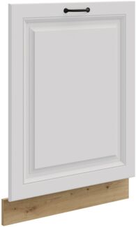 Frontblende für vollintegrierten Geschirrspüler 60 cm Stilo Weiß + Eiche Artisan