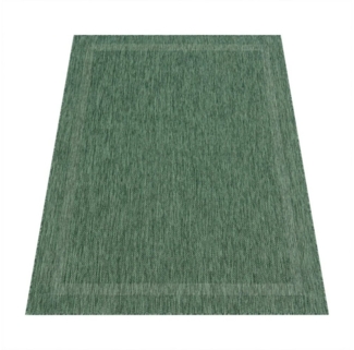 Paco Home Teppich Roma 272, rechteckig, Höhe: 4 mm, Flachgewebe, meliert, mit dezenter Bordüre, In- und Outdoor geeignet