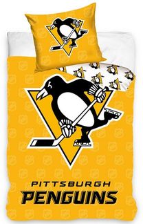 NHL Pittsburgh Penguins Bettwäsche PITTSBURGHPENGUINS245003 135x200 cm + 80x80 cm