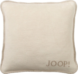 JOOP! Dekokissen Uni Doubleface Pergament-Sand 50x50 cm 50 x 50 cm