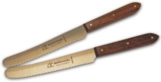 Marsvogel - Tischwelle Tafelmesser 2er Set - Holz Bubinga