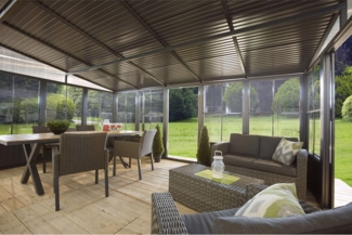 Sojag Mural 1013 | Metall Anbaupavillon mit