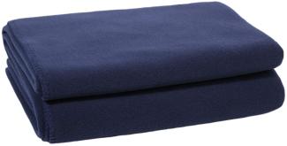 Zoeppritz Soft-Fleece dark marina 180x220 103291-595