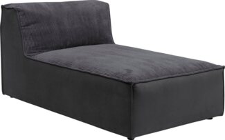 RAUM. ID Chaiselongue Modulid, 1 Teile, als Modul oder separat verwendbar, Bezug in Cord