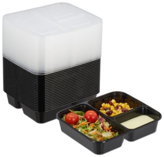 Meal Prep Boxen 3 Fächer 24er Set 10047595
