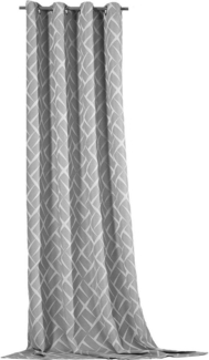 Weckbrodt Vorhang Jasper, Ösen (1 St), blickdicht, Jacquard, Jacquard, Ösen, toller 3D-Effekt, blickdicht, Gardine, Store