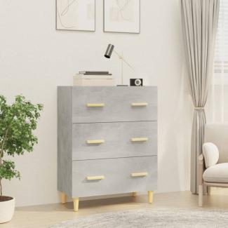 vidaXL Sideboard Betongrau 70x34x90 cm Holzwerkstoff 812154