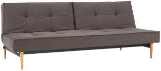 Splitback - Schlafsofa - Dark Grey Flashtex (216)