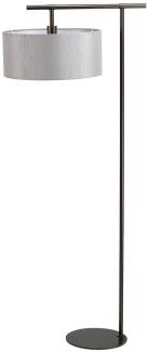 Stehlampe, Stahl, Dunkelbraun, H 161,6 cm