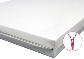 Matratzenschutzbezug Wasser- und Milbendicht Clinotest, allergikerfreundlicher Matratzenbezug mit 2-seitigem Reißverschluss