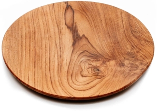 Der Teak Root Rundteller - XL - Natürlich - 35x35x2cm