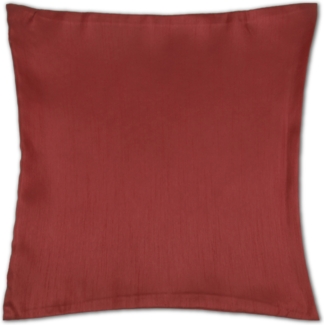 Kissenhüllen 40x40 Alessia, Auswahl: rot - salsa mit Füllung