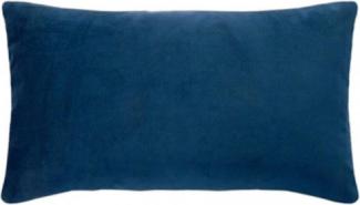 pad Kissenhülle Samt Elegance Marine Blau (25x50cm) 10127-K80-2550