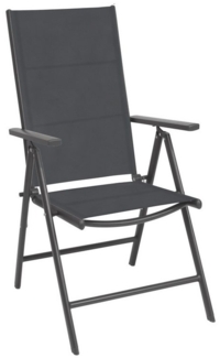 ONDIS24 Gartenstuhl Hochlehner Aluminium Klappsessel Bellami Deluxe Gartensessel (1 St), UV-beständig