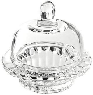 Glas-Zuckerdose mit Deckel - ø10 cm, Stilvoll & Praktisch