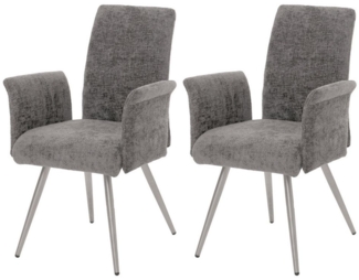 MCW Esszimmerstuhl MCW-G55-C-2 (2er-Set, 2 St), Inklusive Fußbodenschoner
