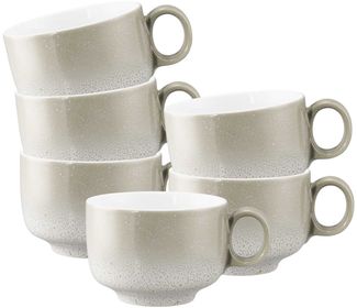 Seltmann Weiden Sento Home Milchkaffeetasse 350 ml 6er Set - Aura cream
