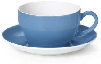 Kaffee-Untertasse Solid Color Vintage Blue Dibbern Kaffeetasse - Mikrowelle geeignet, Spülmaschinenfest