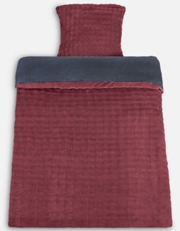 Leonado Vicenti Bettwäsche Winter Teddy Plüsch Bubble, Microfaser, 2 teilig, Flauschig warmes Cashmere Touch, Einfarbig, Wellen Design