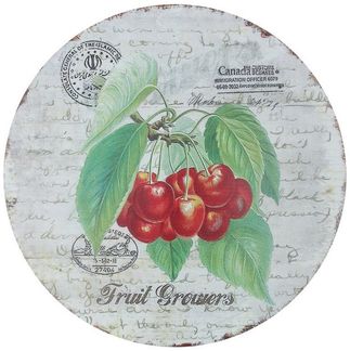 HTI-Living Gartentisch Gartentisch Celia Kirschen (Stück, 1-St, 1 Gartentisch), Balkontisch Terrassentisch Metalltisch