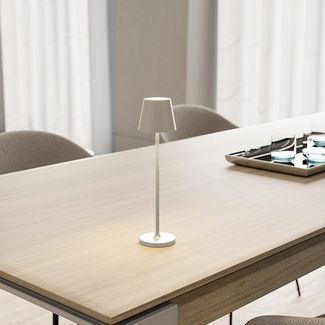Neona LED Tischleuchte NOVA Sand, LED fest integriert, Warmweiß