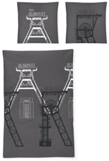 Bettwäsche RUHRPOTT Satin - 135x200 cm