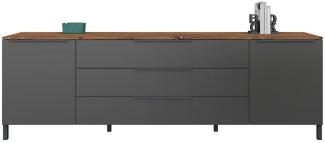 borchardt Möbel Sideboard Vaia, Breite 200 cm, 3 Schubkästen