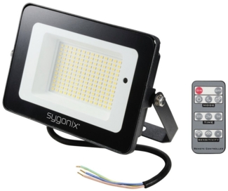 Sygonix LED Flutlichtstrahler Sygonix SY-5995284 LED-Außenstrahler mit Bewegungsmelder EEK: C (A -