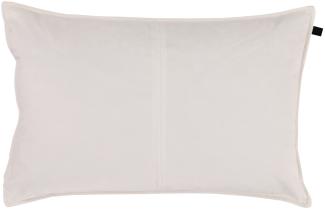 Overseas Middlestitch Samtkissen 40x60 cm, Off-White