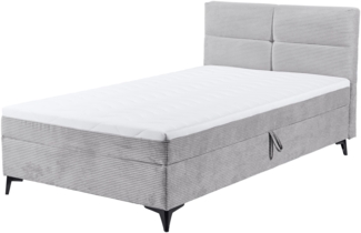 Boxbett >ANDON 1< Liegefläche 120x200cm, Bezug dove - 121x102x210 (BxHxT)