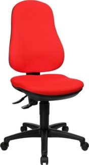 Topstar Point 70 Bürostuhl, Stoff, 55 x 47 x 110 cm, rot