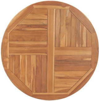 DOTMALL Tischplatte Tischplatte Massivholz Teak Rund 2,5 cm 90 cm